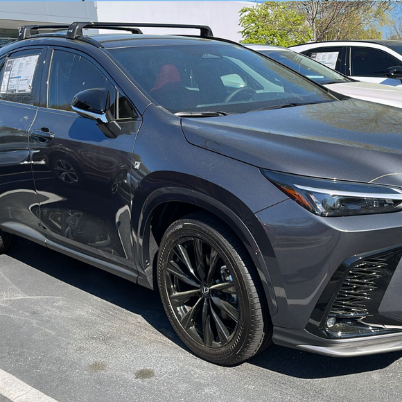 For Lexus NX (2022-2026) Roof Rack Cross Bars Flush Rail Fix, Silver