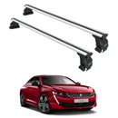 Kompatibel mit Honda Civic 5-tr Sedan Fahrzeugen 2010–2017 mit normalem Dachträger in schwarzer Farbe-1