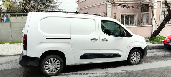 For Fiat Doblo SWB 2022-2025 Van Aluminium Roof Rails Black