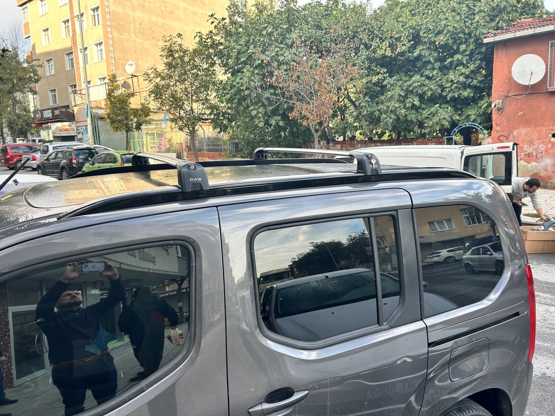 For Opel Combo Roof Rack System, Aluminium Cross Bar, Metal Bracket, Flush Rail, Silver 2023- Up