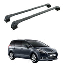 For Peugeot 5008 2010-2017 Aluminum Roof Rack System Carrier Cross Bars Black-1