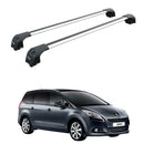 For Peugeot 5008 2010-2017 Aluminum Roof Rack System Carrier Cross Bars Silver-1