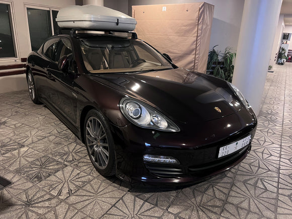 For Porsche Taycan 2019-2025 Roof Rack Cross Bars Fix Point Alu Silver