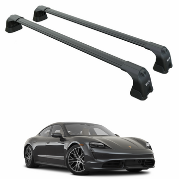 Für Porsche Macan ab Baujahr 2014. Dachträgersystem, Träger-Querstangen, Aluminium, abschließbar, hochwertige Metallhalterung 
