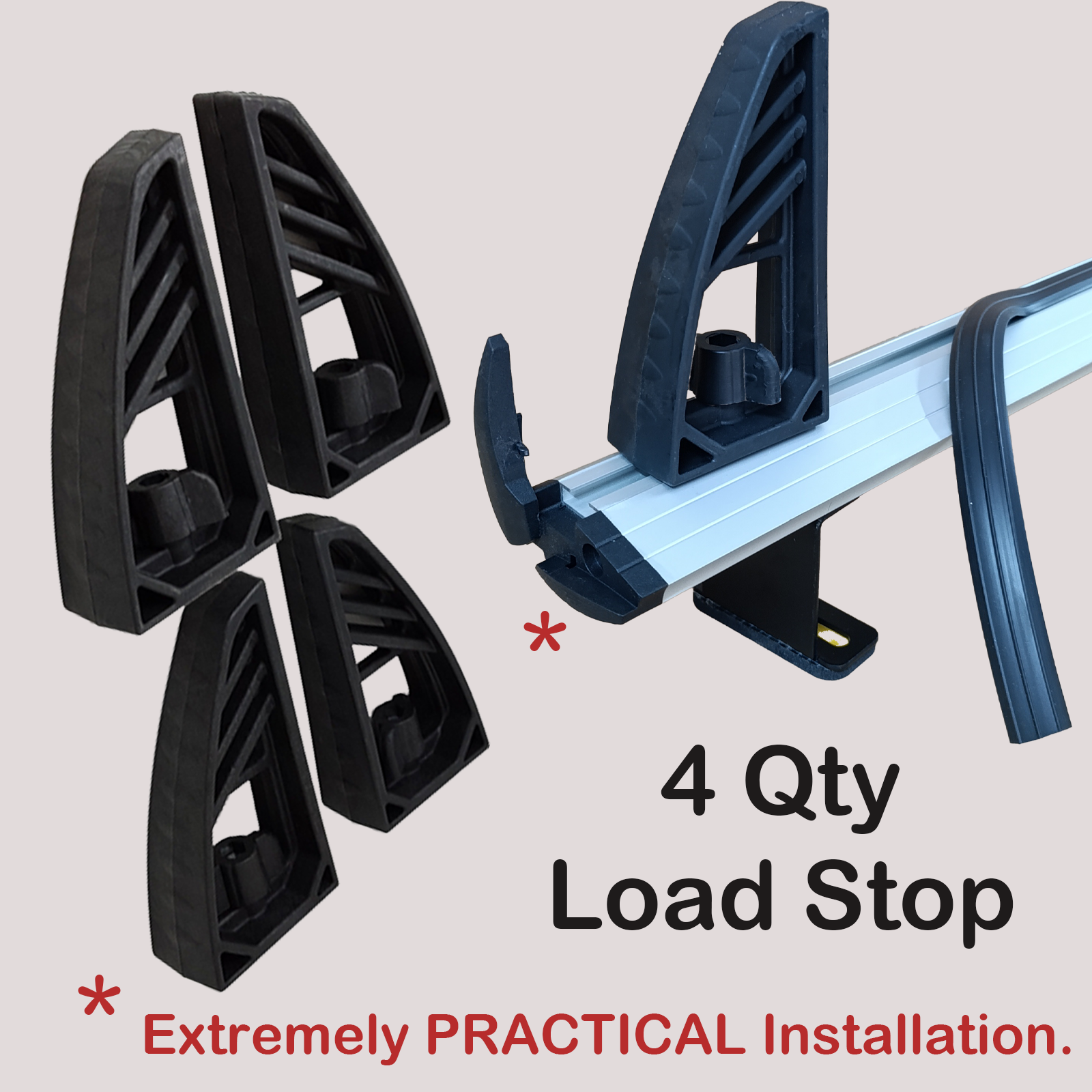 For Ford Transit Custom 2013-2023 Ladder Roof Racks Cross Bars Carrier Alu 2 Qty - 0