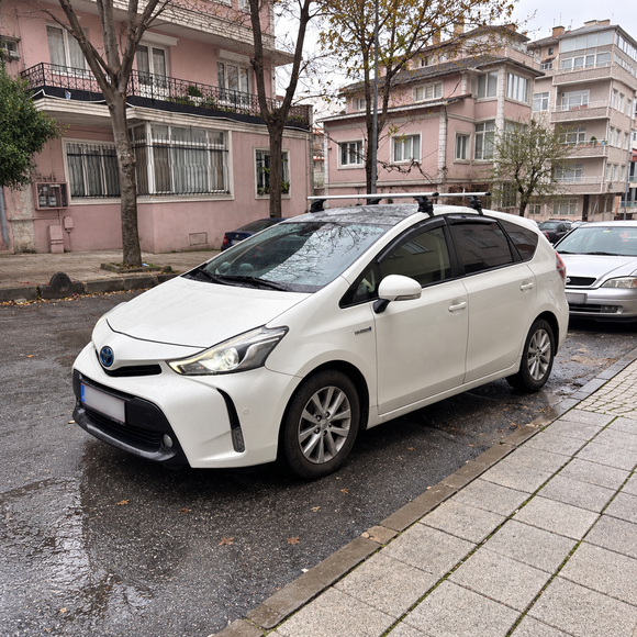 For Toyota Prius v 2012-2017 Roof Rack Cross Bars Normal Roof, Silver