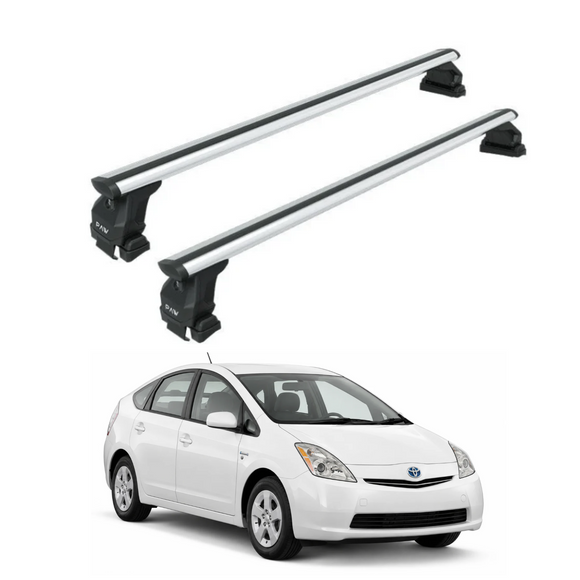 For Toyota Prius 2nd Gen (XW20) 2004-2009 Roof Rack Cross Bars Normal Roof, Silver