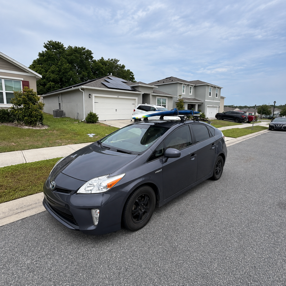 For Toyota Prius 3rd Gen (XW30) 2010-2015 Roof Rack Cross Bars Normal Roof, Black