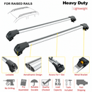 For Toyota 4Runner (N500) 2025-2026 Roof Rack Cross Bars Raised Rail Silver-3