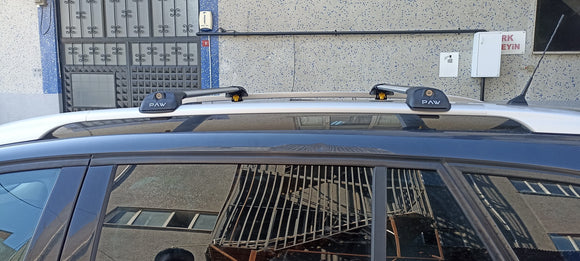 For Mercedes E Wagon S212 2010-2016 Roof Rack Cross Bars Raised Rail Silver