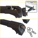 For Mazda Tribute (2001-2011) Roof Rack Cross Bars Metal Bracket Raised Rail, Black-3