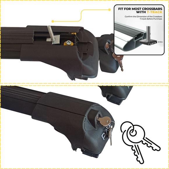 Pro1 metal keys t slot