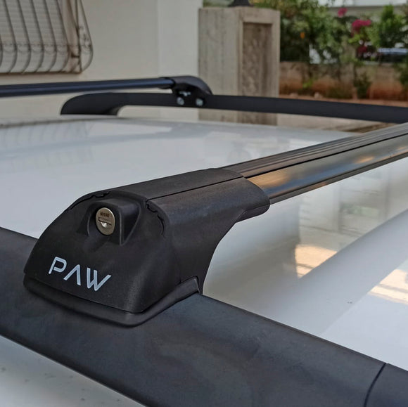 PAW Auto Pro 1 roof rack cross bars Raised Roof detail