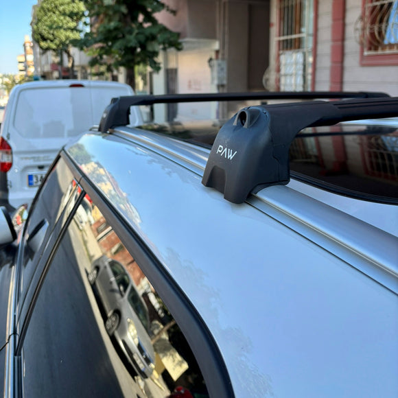 For MINI Countryman 1st Gen R60 2010-2016 Roof Rack Cross Bars Flush Rail Silver