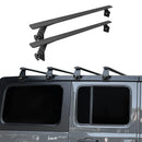 For Ford Transit (2000-2014) Roof Rack Carrier Cross Bars Aluminum, Silver 3 Qty-9