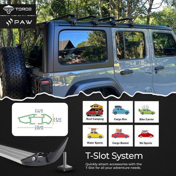 For Ford Transit (2000-2014) Roof Rack Carrier Cross Bars Aluminum, Black 3 Qty