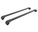 For Mazda  2000-2006 MPV Roof Rack Cross Bars Raised Rail Alu Black-1