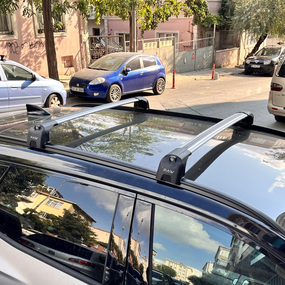 For Toyota Corolla Touring 2018-2025 Roof Rack Cross Bars Flush Rail Black