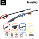 For Ford Transit Courier 2013-2023 Roof Side Rails and Roof Rack Cross Bar Alu Black-4