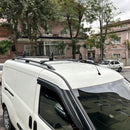 Für Dodge ProMaster City Van, Dachträgersystem, Träger, Querträger, Aluminium, abschließbar, hochwertige Metallhalterung, schwarz ab 2015-2
