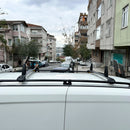 Für Dodge ProMaster City Van, Dachträgersystem, Träger, Querträger, Aluminium, abschließbar, hochwertige Metallhalterung, Silber ab 2015-3