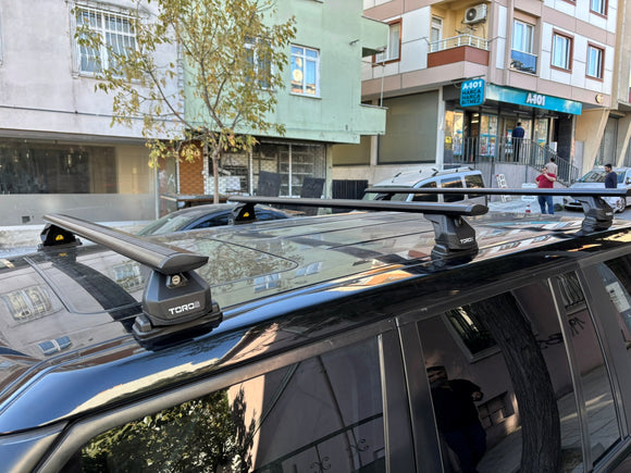 Für Land Rover Defender ab 2020, Dachträgersystem, Träger-Querstangen, Aluminium, abschließbar, hochwertige Metallhalterung, schwarz