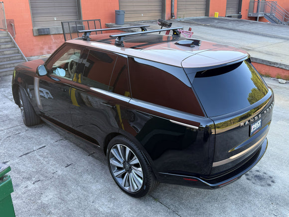 Für Land Rover Defender ab 2020, Dachträgersystem, Träger-Querstangen, Aluminium, abschließbar, hochwertige Metallhalterung, schwarz