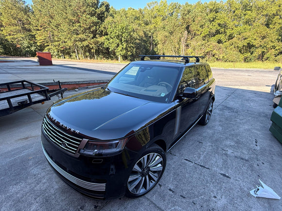 Für Land Rover Defender ab 2020, Dachträgersystem, Träger-Querstangen, Aluminium, abschließbar, hochwertige Metallhalterung, schwarz
