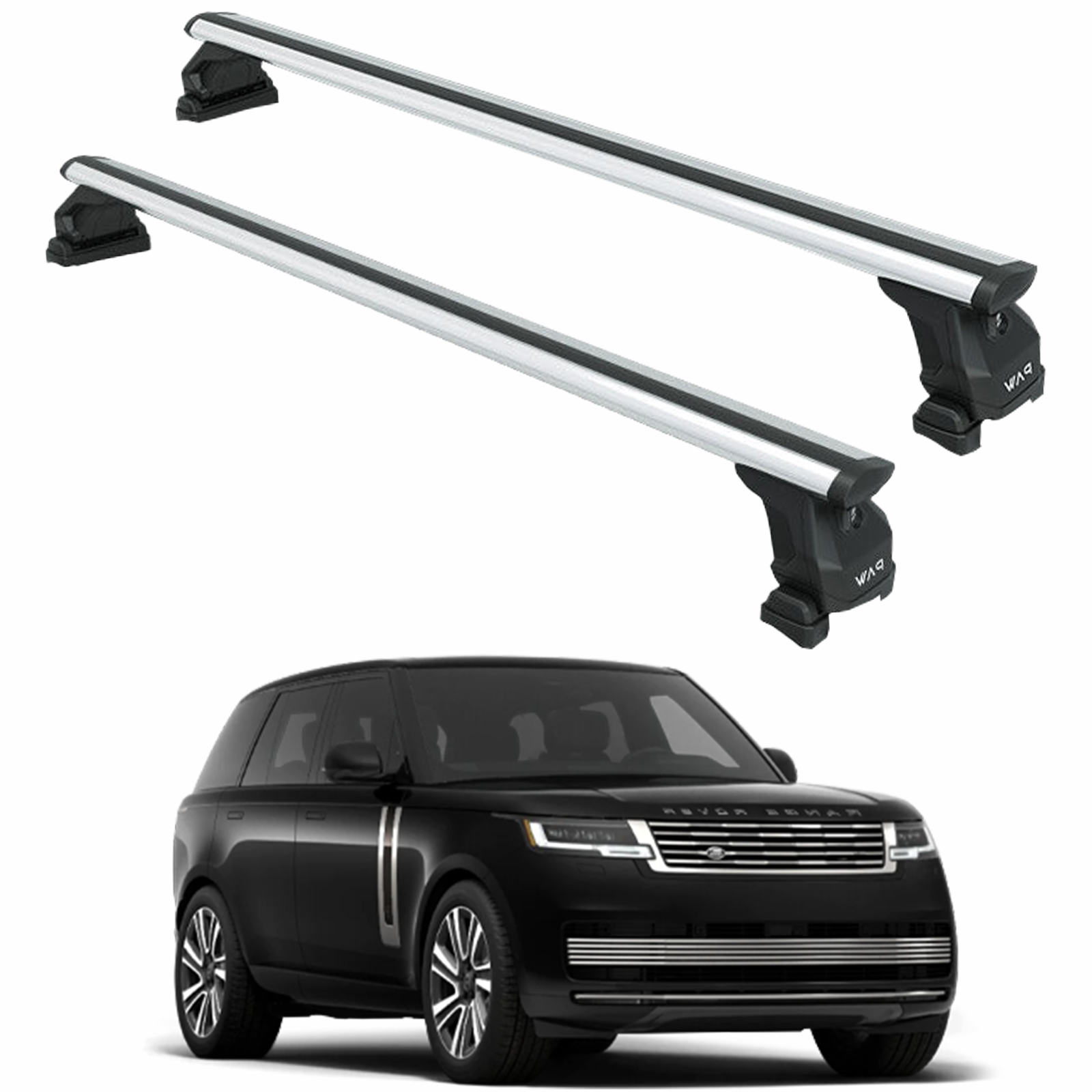 Für Land Rover Defender ab 2020, Dachträgersystem, Träger-Querstangen, Aluminium, abschließbar, hochwertige Metallhalterung, schwarz