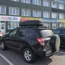 Toyota RAV4 (XA30) 2006-2012 Roof Rack Cross Bars Raised Rail, Black product image