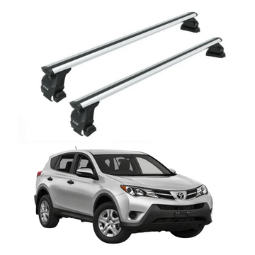 Toyota RAV4 (XA40) 2013-2018 Roof Rack Cross Bars Normal Roof, Silver product image