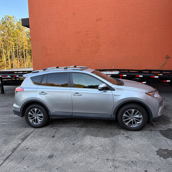 Toyota RAV4 (XA40) 2013-2018 Roof Rack Cross Bars Raised Rail, Black product image