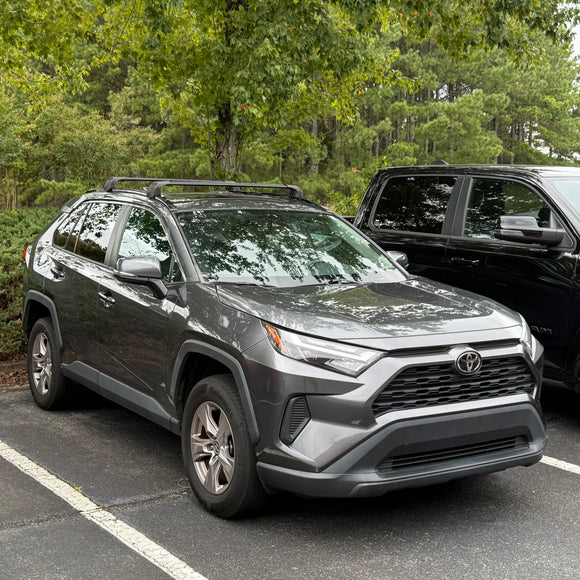 Toyota RAV4 Gen 5 (XA50) 2019-2025 Roof Rack Cross Bars Flush Rails, Black product image