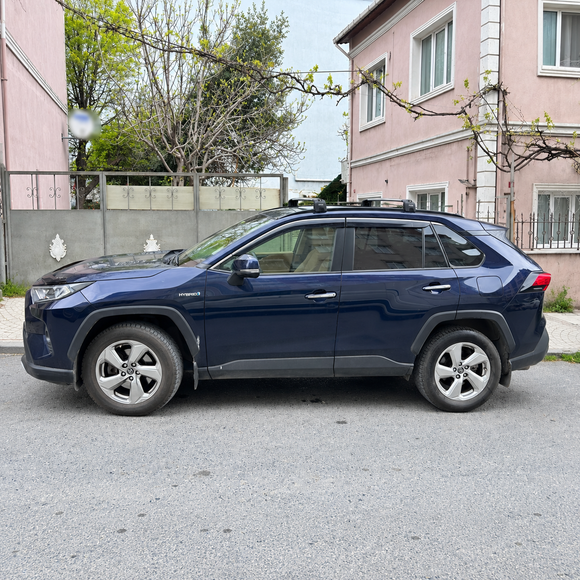 Toyota RAV4 Gen 5 (XA50) 2019-2025 Roof Rack Cross Bars Flush Rails, Silver product image
