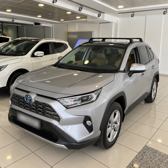 Toyota RAV4 Gen 5 (XA50) 2019-2025 Roof Rack Cross Bars Flush Rails, Black product image