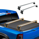 For Volkswagen Amarok Aventura (2020-2025) Bed Rack Cross Bars, Silver-1