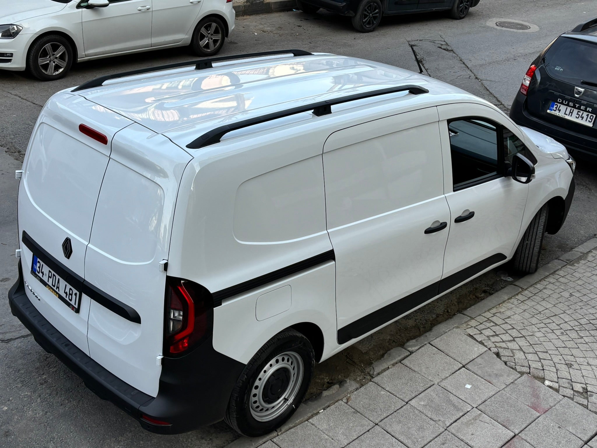 markise renault kangoo For Renault Kangoo Swb 2021-2025 Roof Side Rails, Plus Silver