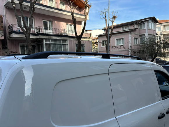 For Renault Kangoo Lwb 2021-2025 Long Roof Side Rails, Plus Silver