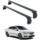 For Renault Megane Sedan 4 2016-2025 Roof Rack System Carrier Cross Bars Aluminum Black-1