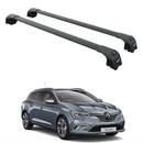 For Renault Megane Sport Tourer 2017-2025 Roof Rack System Carrier Cross Bars Aluminum Black-1