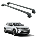 For Renault Scenic (2023-2025) Roof Rack System, Aluminium Cross Bar, Flush Rail, Black-1