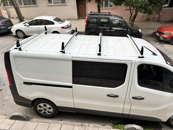 For Nissan NV300/ NV400 Cargo Van Ladder Racks 3 Qty Silver