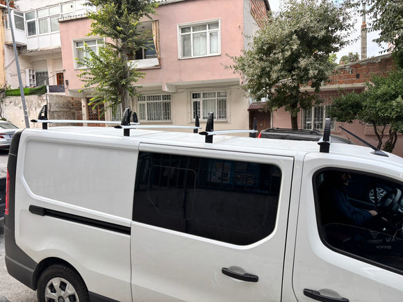 For Renault Trafic X82 Cargo Van (2014–2025) – 3-Bar Aluminum Ladder Roof Rack System