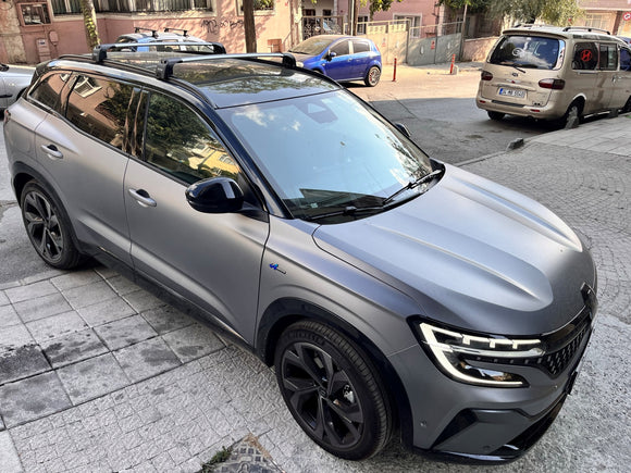 222. Kompatibel mit abschließbaren Aluminium-Dachträgern für Fahrzeuge mit Standarddach Toros Pro 2 Black