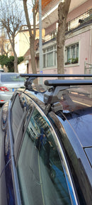 For Renault Megane E-Tech 2023-2025 Roof Rack System Carrier Cross Bars Aluminum Black-5