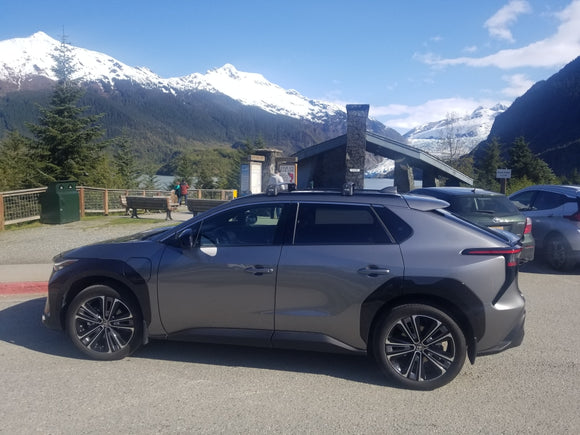 For Subaru Solterra (2023-2025) Roof Rack Cross Bars Flush Rail, Silver