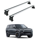 For Rivian R2 (2026-Up) Roof Rack Cross Bars Fix Point Silver-1