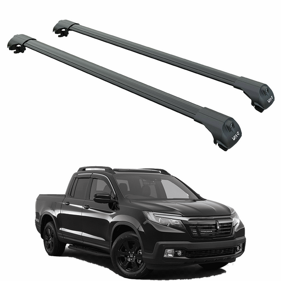 Roof Rack Cross Bars Set For Honda Ridgeline 2017-2025 Black