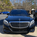 For Mercedes-Benz S-Class (W223) 2021-Up Roof Rack Cross Bars Fix Points, Black-15