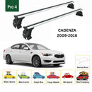 For Kia Cadenza 2009-2016 Roof Rack Cross Bars Normal Roof Alu Silver-2